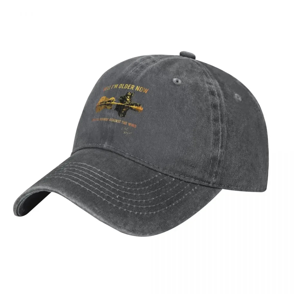 80s Bob Seger Denim Trucker Baseball Cap