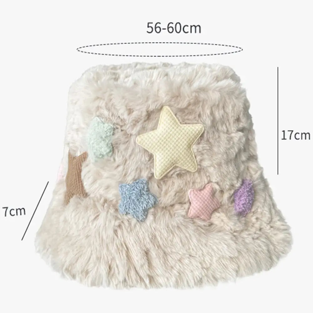 Portable Plush Foldable Outdoor Winter Bucket Hat