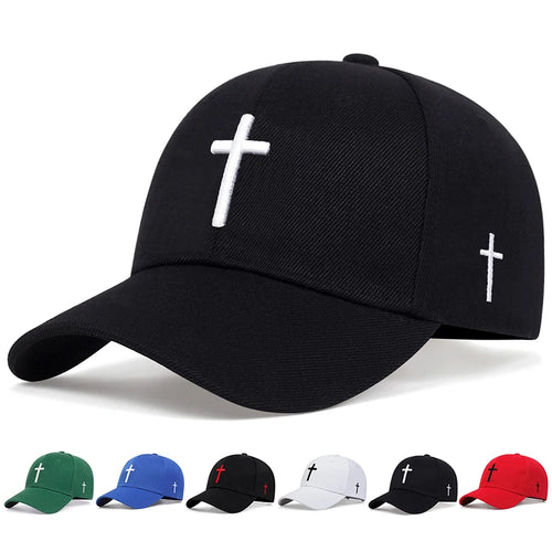 Simple Black Cotton Hip Hop Baseball Cap