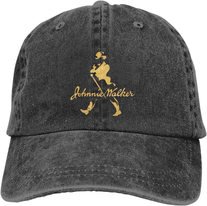 Isila Johnnie Music Washed Denim Baseball Cap