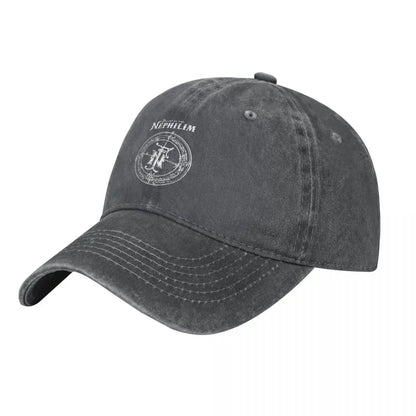 Campi Del Nephilim Classic Logo Denim Baseball Cap