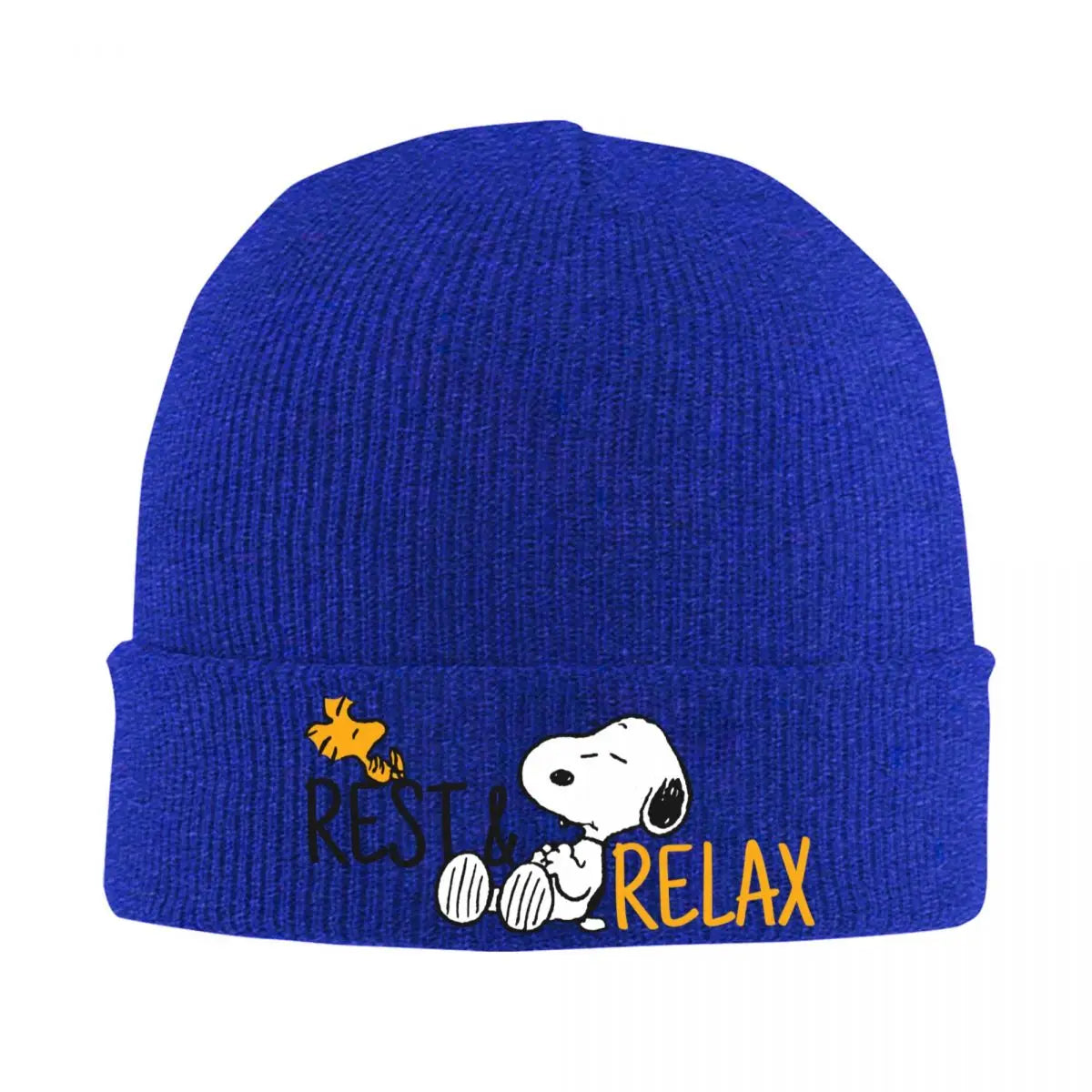 Snoopy Woodstock Peanuts Winter Knit Bucket Hat