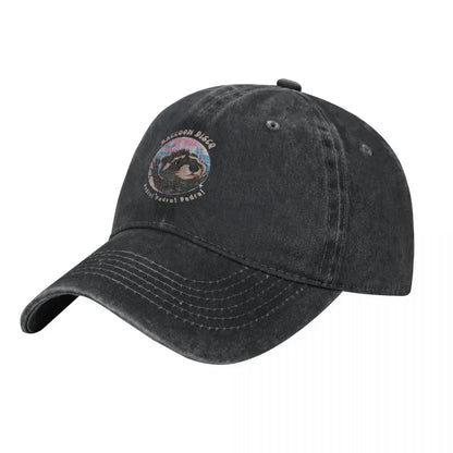 Pedro Raccoon Retro Distressed Baseball Cap
