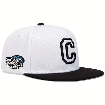 Unisex Embroidery Baseball Cap Cotton Snapback