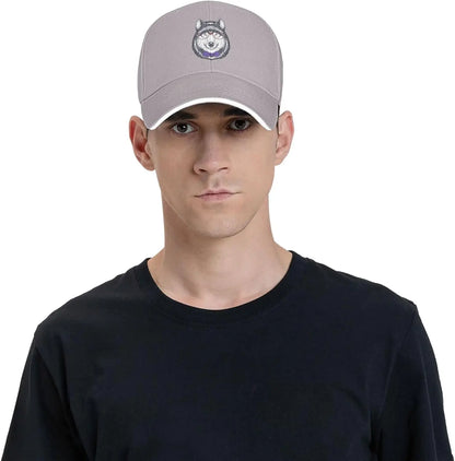 Husky Glasses Bow Tie Baseball Cap