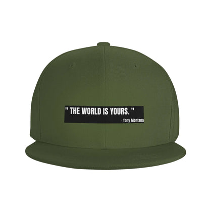 Scarface Tony Montana World Yours Snapback Cap