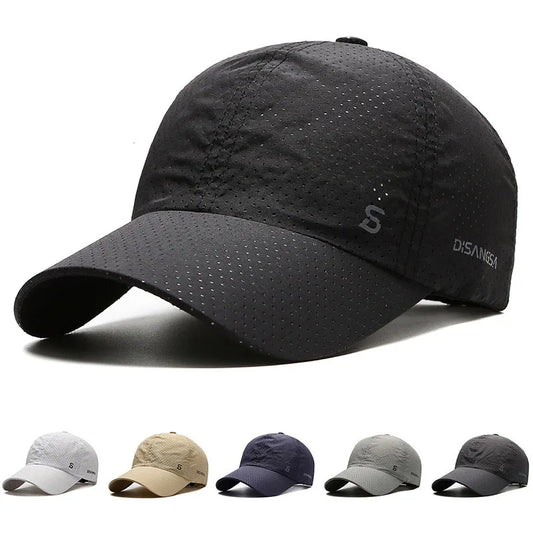 Men Women Mesh Moisture Waging Quick Dry Baseball Cap