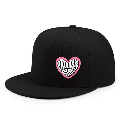 Proud In My Skin Heart Snapback Cap