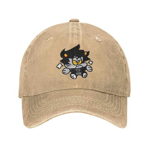 Chibi Karkat Distressed Cotton Adjustable Snapback Baseball Cap