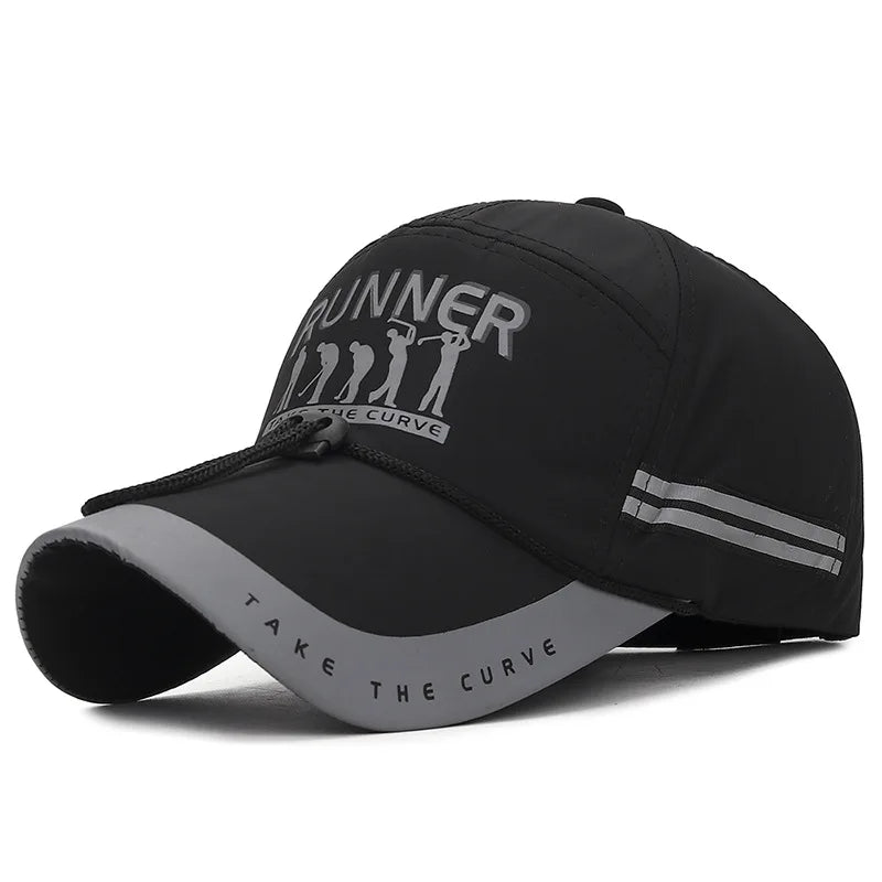 Men’s Long Brim Breathable Sports Baseball Cap