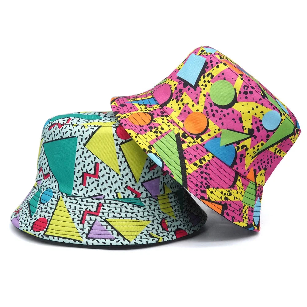 Leopard Print Reversible Summer Bucket Hat