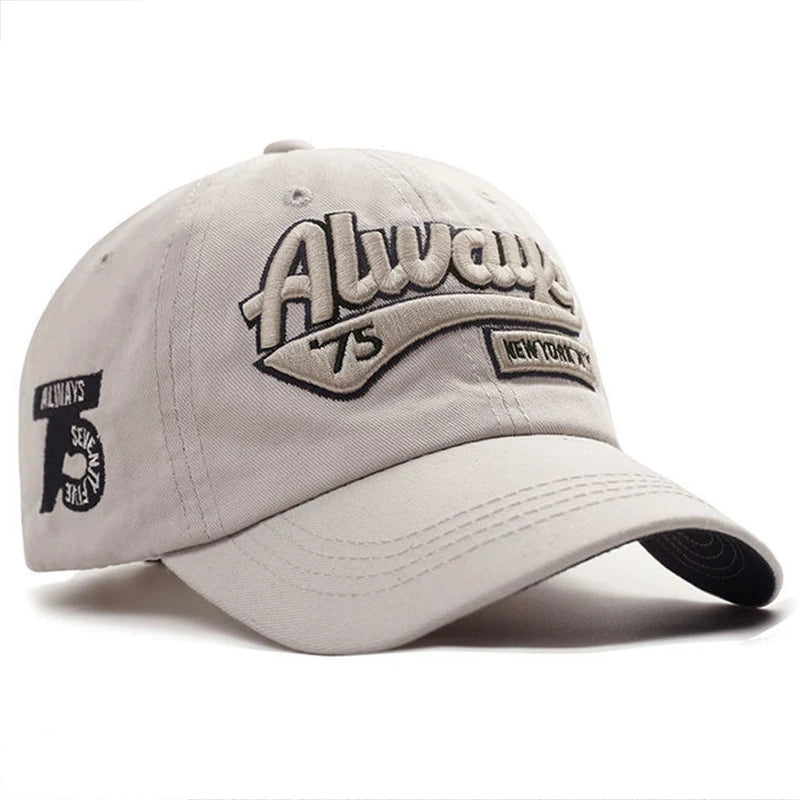 Retro Embroidered Outdoor Baseball Cap