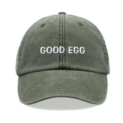 Good Egg Vintage Washed Baseball Cap