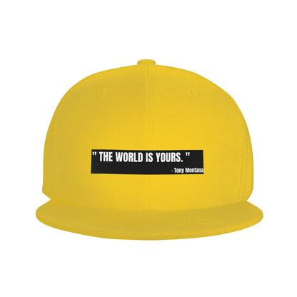 Scarface Tony Montana World Yours Snapback Cap