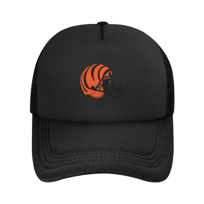 Cincinnati Bengals Helmet Stripe Mesh Baseball Cap