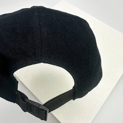 Color Block Letster Flat Brim Snapback Cap
