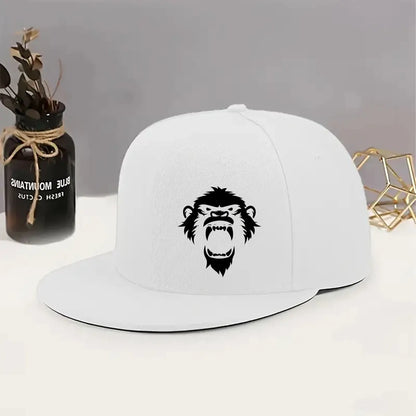 Angry Gorilla Head Streetwear Snapback Cap