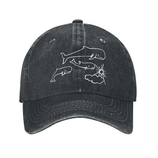 Whales And Sun Tattoo Extremoduro Baseball Cap
