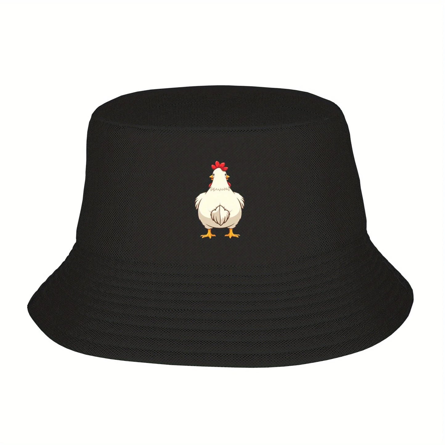 Rooster Print Fisherman Bucket Hat