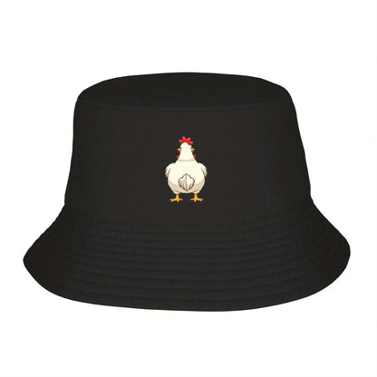 Rooster Print Fisherman Bucket Hat