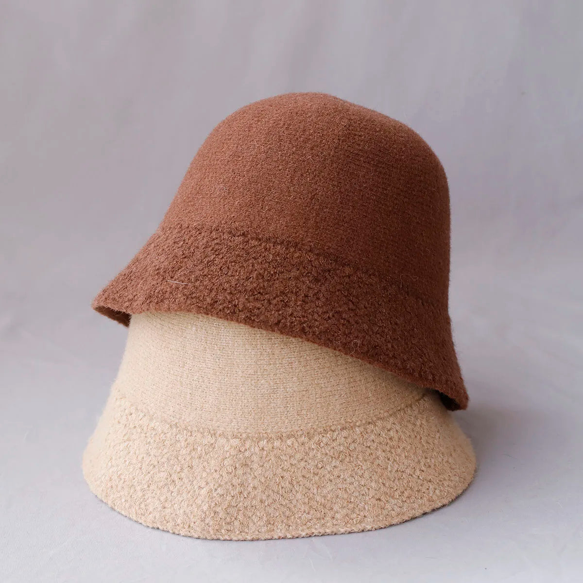 Simple Wool Women’s Winter Bucket Hat