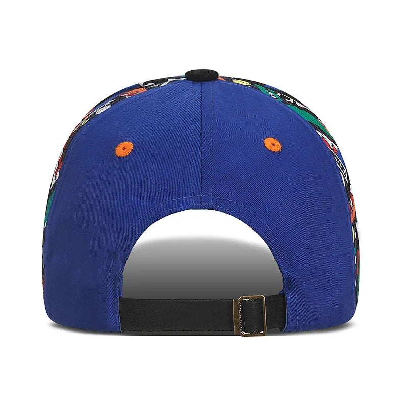 Unisex Korean Letter Embroidery Baseball Cap