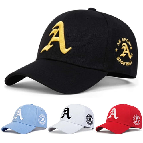 Unisex Gothic A Embroidered Hip Hop Baseball Cap