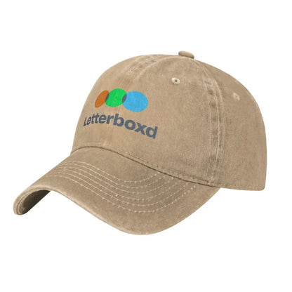 Letterboxd Sticker Fashion Peaked Golf Baseball Cap