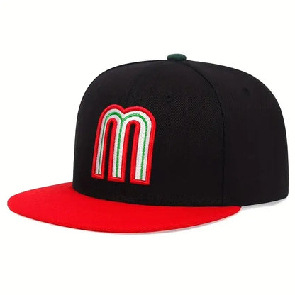 Unisex M Letter Embroidery Hip-hop Hats