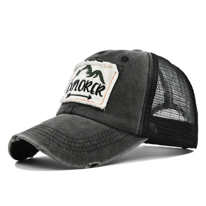 Explorer Large Letter Embroidered Baseball Cap