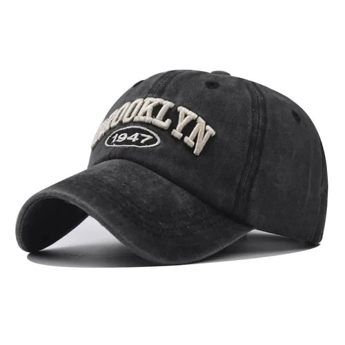 Brooklyn Embroidered Korean Hip Hop Baseball Cap