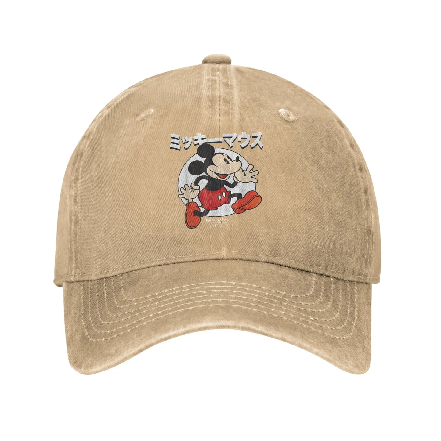Mickey And Friends Washed Stylish Hip Hop Baseball Cap