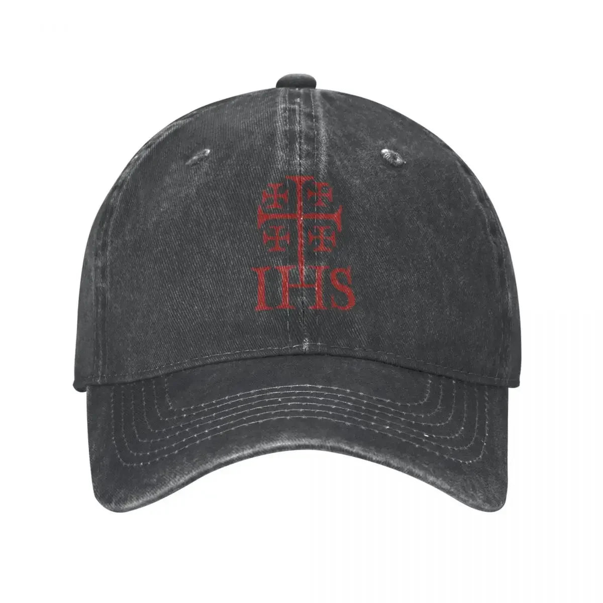 Vintage Jerusalem Cross IHS Orthodox Baseball Cap