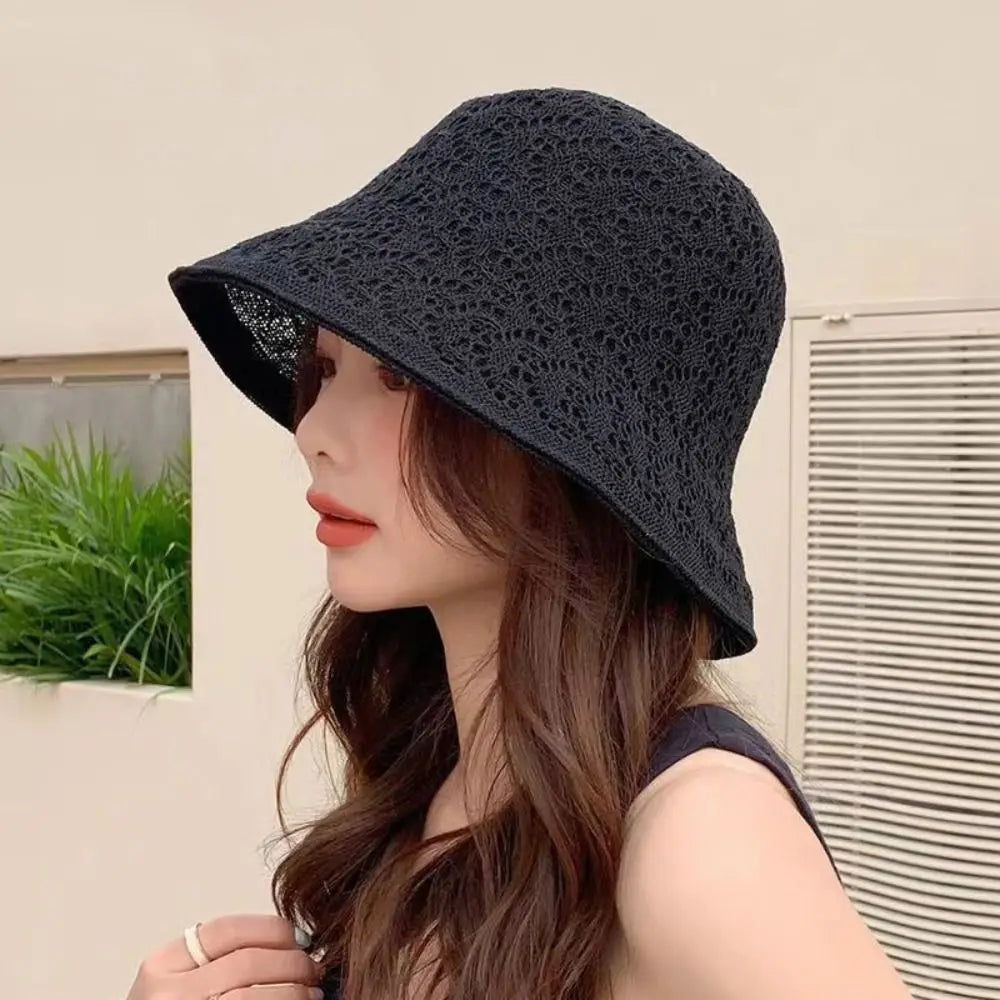 Wide Brim Breathable Beach Fisherman Bucket Hat