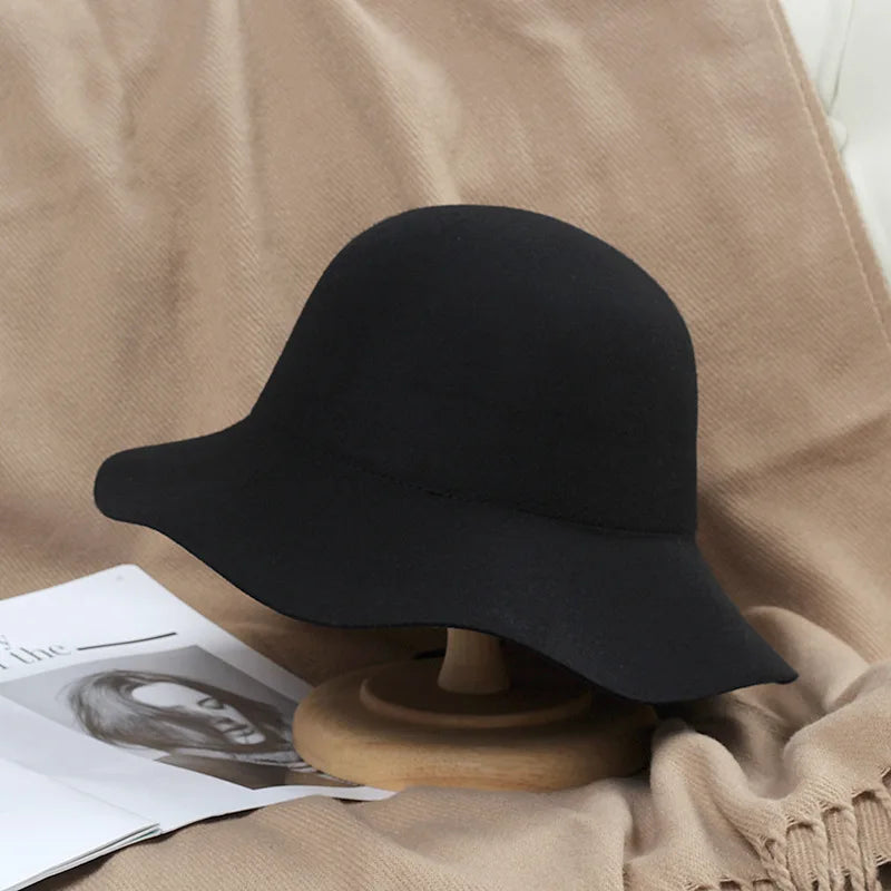 Woolen Retro Fedora Hat