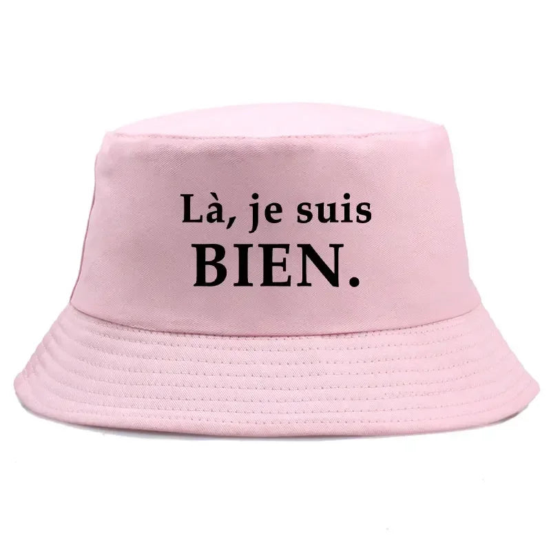 France BIEN Print Reversible Cotton Bucket Hat