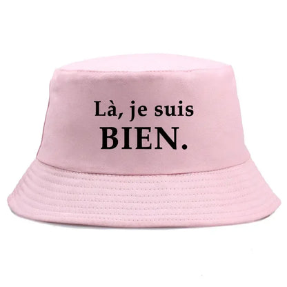 France BIEN Print Reversible Cotton Bucket Hat