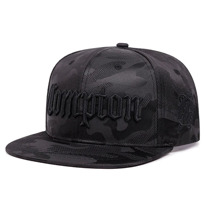 New Camouflage Compton Embroidery Snapback Cap