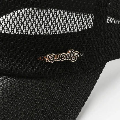 Quick Dry Letter Mesh Baseball Cap