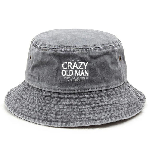 Grandpa Cotton Washed Vintage Humor Retired Life Bucket Hat