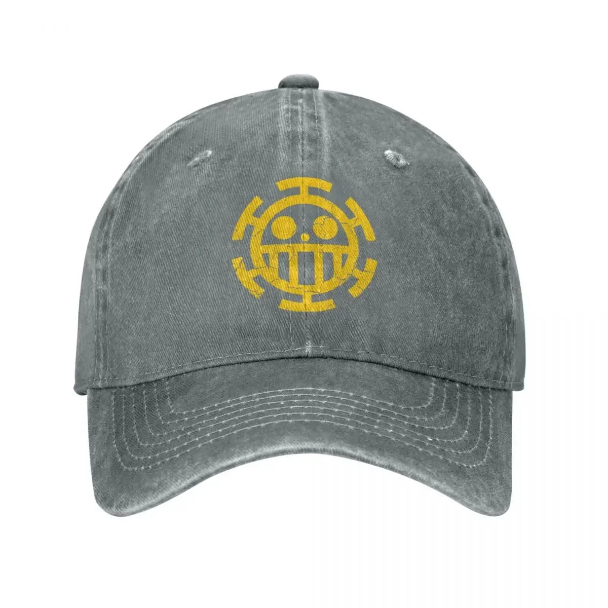 Skull One Piece Anime Vintage Baseball Cap