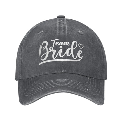 Team Bride Wife To Be Vintage Baseball Cap