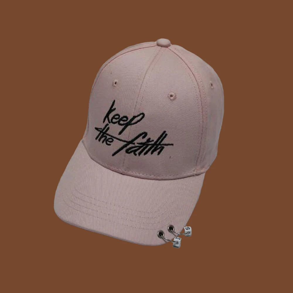 Solid Color Ring Hip Hop Baseball Cap