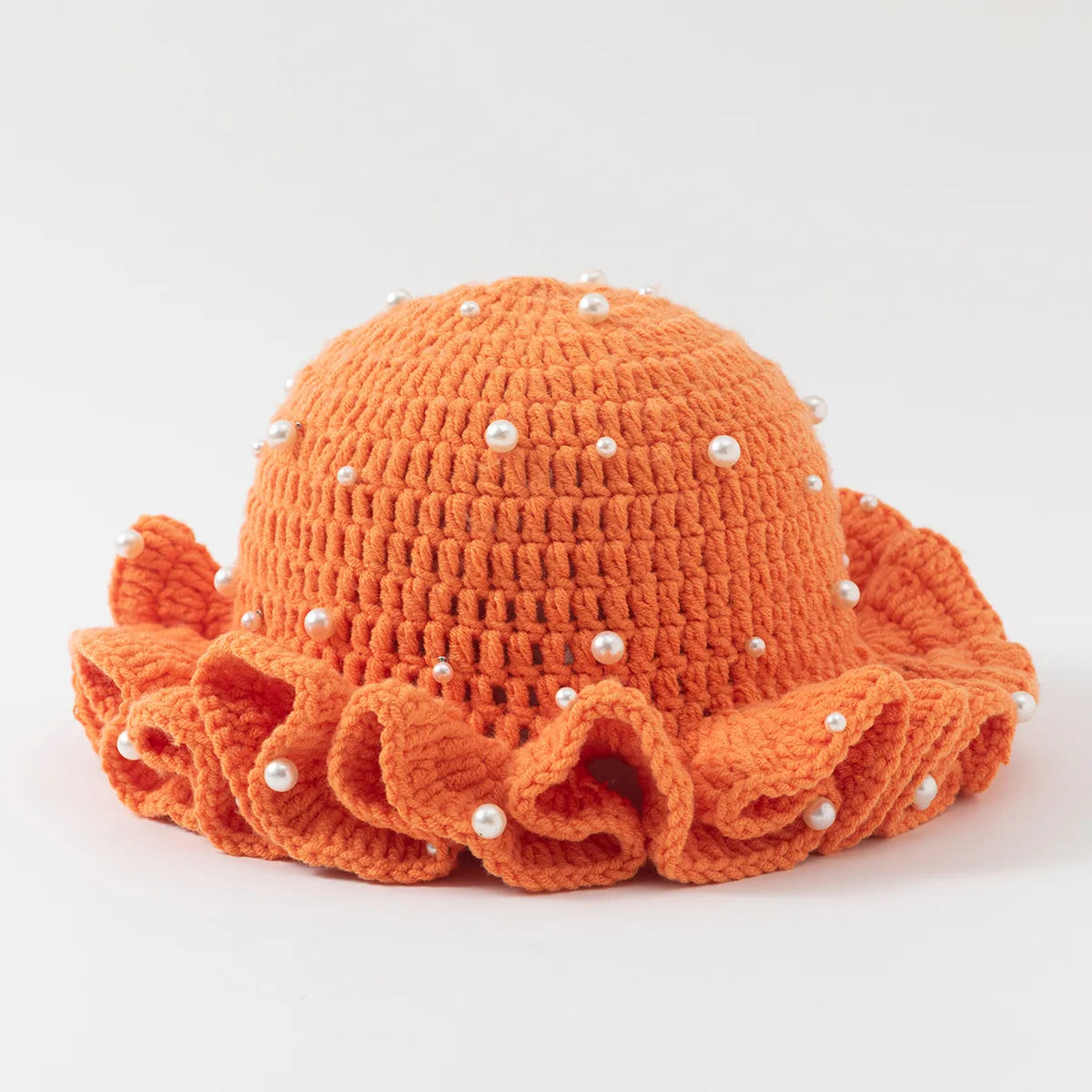 Handmade Crochet Winter Fisherman Bucket Hat