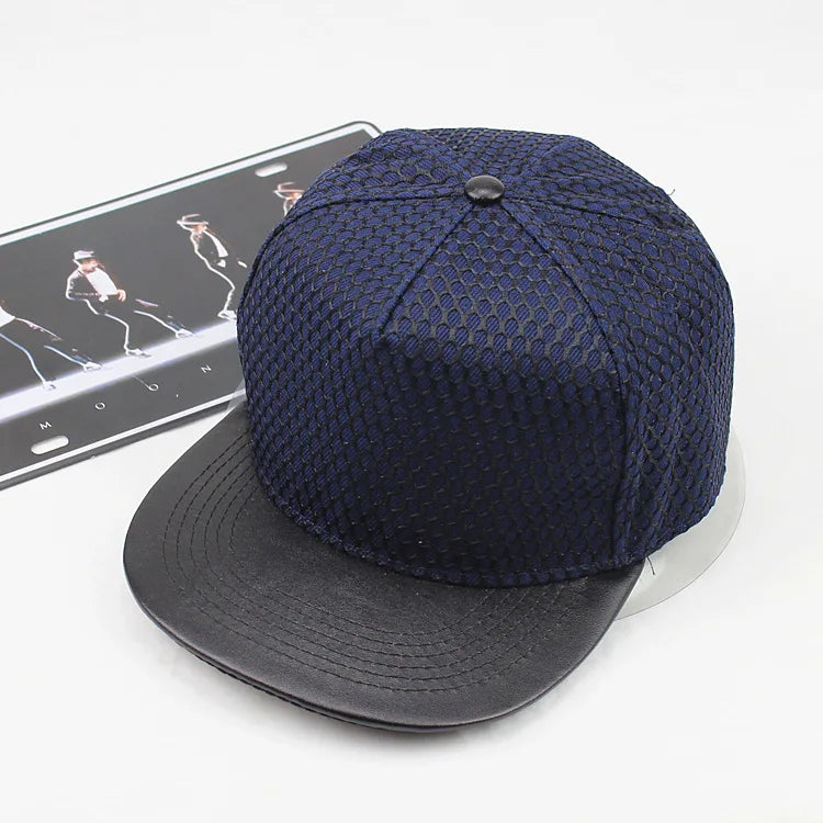Color Match Quick Dry Flat Snapback Cap