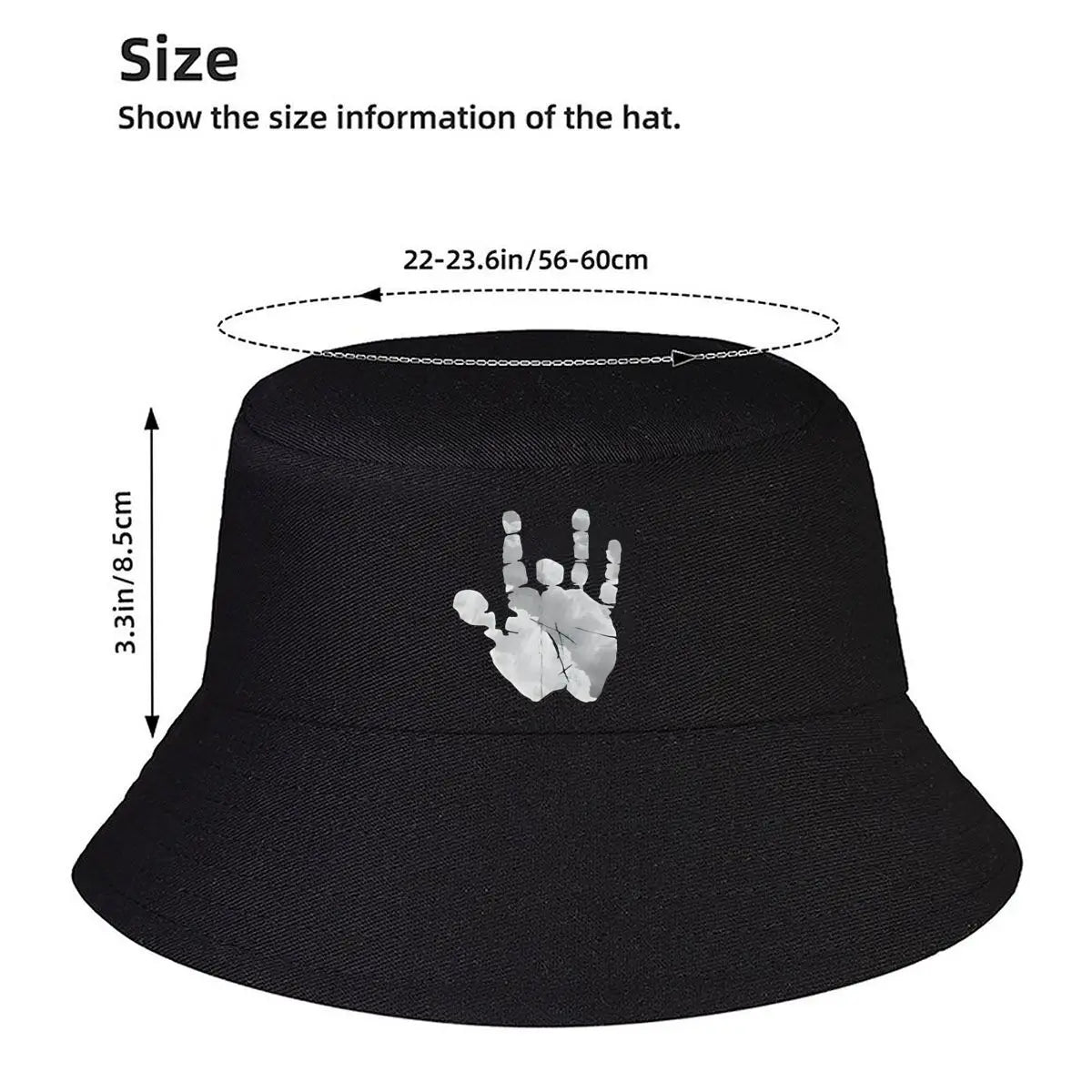 Cracked Palm X Ray Artistic Bucket Hat