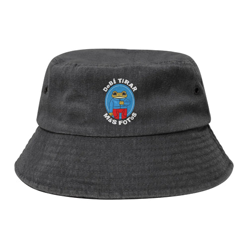 Bad Bunny Sapo Concho Washed Denim Bucket Hat