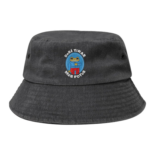 Bad Bunny Sapo Concho Washed Denim Bucket Hat