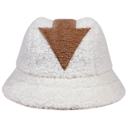 Unisex Arrow Style Personality Lambhair Bucket Hats