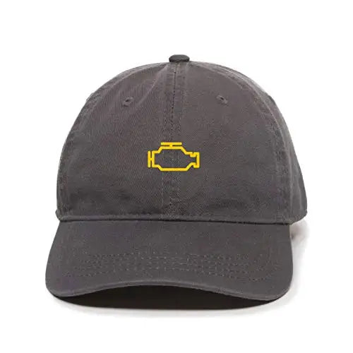 Check Engine Light Cotton Adjustable Baseball Cap